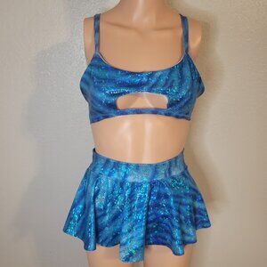 *SOLD* Blue Cobra Festival Dance Set sz Small